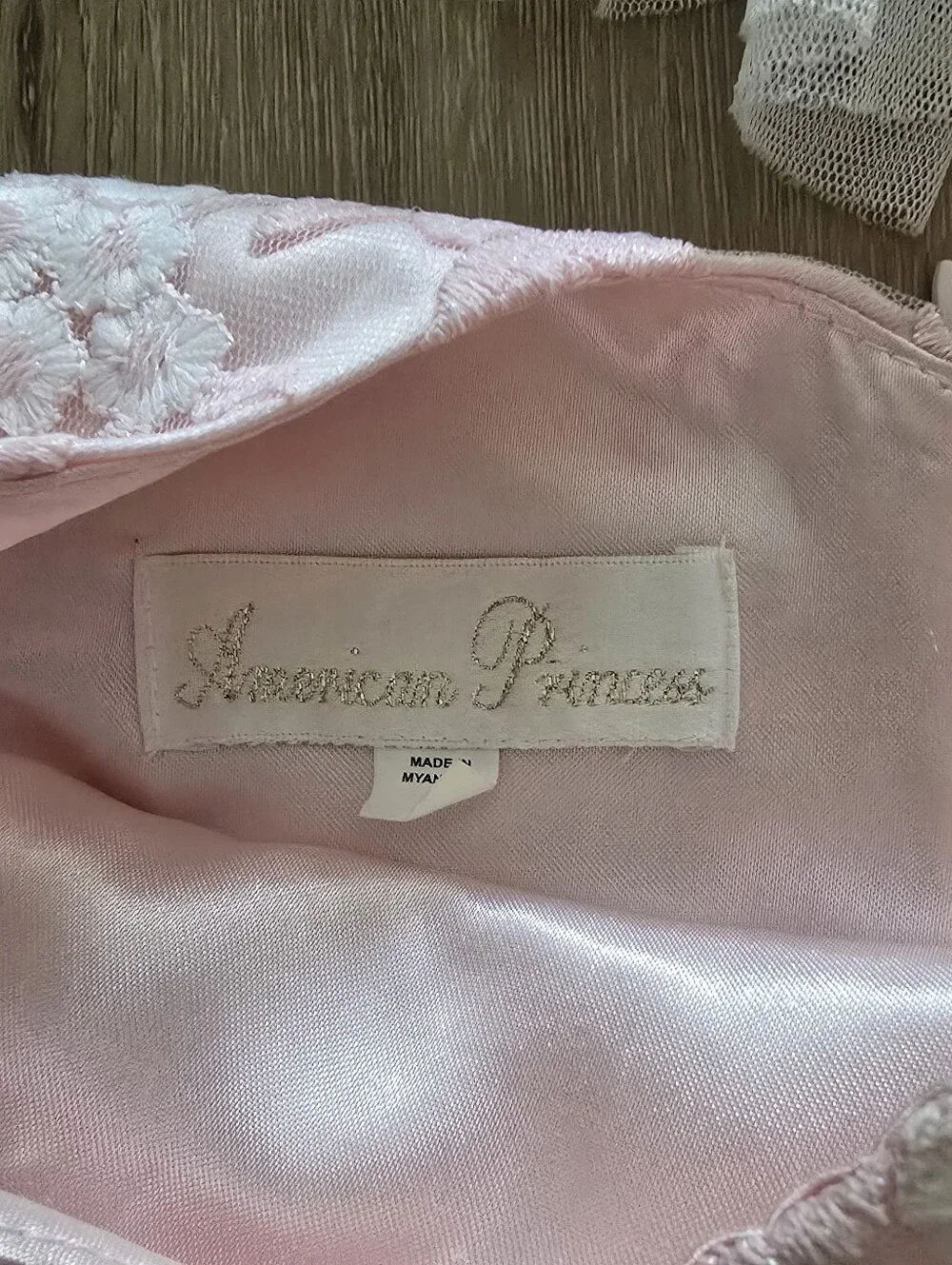 American Princess Pink White Tulle Girl Dresses Lot Bundle Elegant Ruffled 4 5